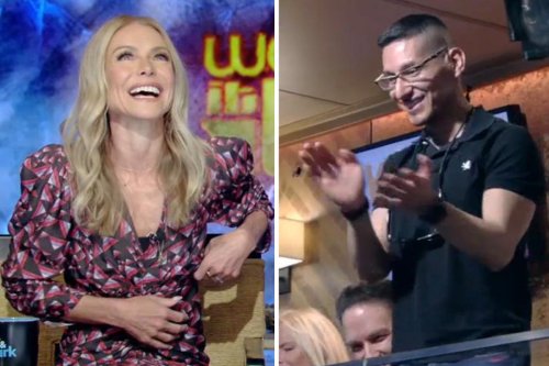 Kelly Ripa teases 'Live' viewer for trying to join her onstage after winning a raffle: "Tell me you've never seen the show without telling me you've never seen the show"