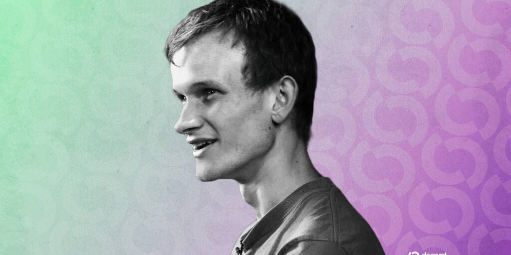 Ethereum Founder Vitalik Buterin Made $70K Betting Against 'Crazy Mode' on Polymarket