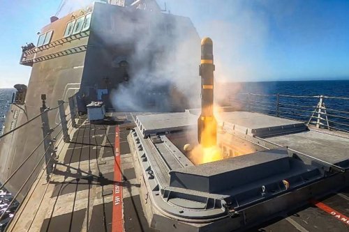 Littoral combat ship Montgomery conducts first land-attack missile exercise