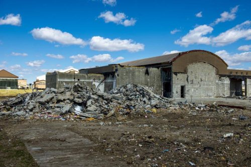 Truck exhaust, IT woes and piles of rubble: Offutt faces uphill battle to rebuild