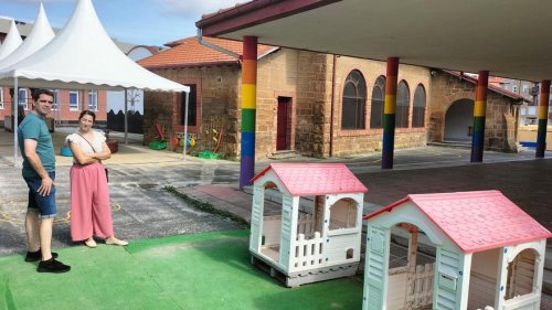 El colegio Cantarrana de Muskiz estrena el próximo curso patios inclusivos