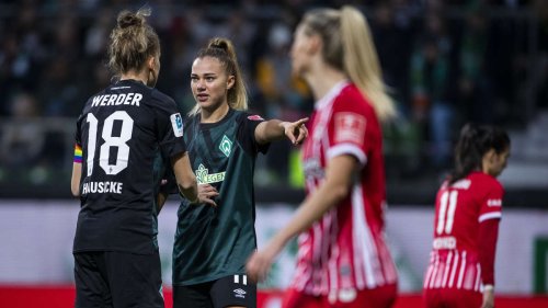 Vereinsrekord, Traumtor, aber die Werder-Frauen sind trotzdem etwas enttäuscht