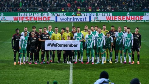 „Nie wieder!“ – Werder beteiligt sich auch gegen Wolfsburg an Aktionsspieltag