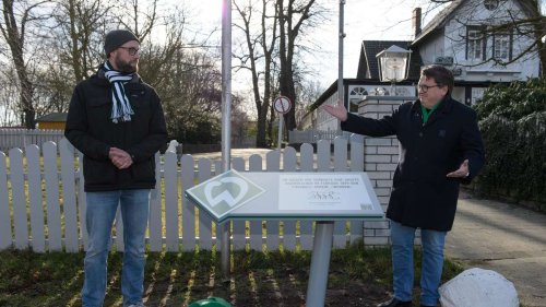 „Ein großartiger Tag für Werder“: Info-Tafel am Gründungsort mit einer besonderen Stimme