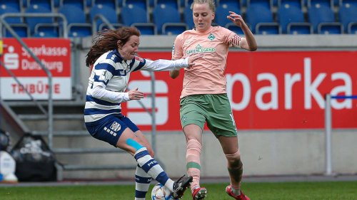 Kapitänin geht voran: Hausicke bei Sieg der Werder-Frauen in Duisburg „Spielerin des Spiels“
