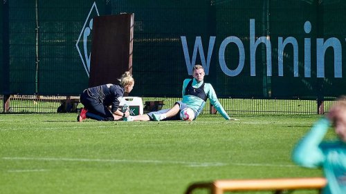 Werder-Training: Marvin Ducksch muss behandelt werden - nur Mbom fehlt