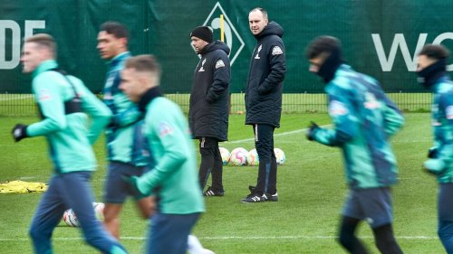 Duell mit dem Team der Stunde: Werder-Trainer Werner betont zuversichtlich vor Wolfsburg-Spiel