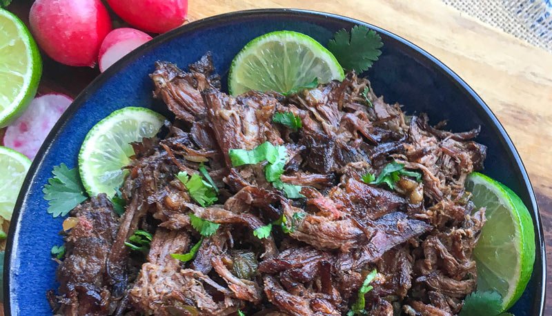 Easy Slow Cooker Mexican Shredded Beef
