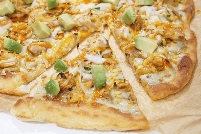 Low-Carb Buffalo Chicken Pizza