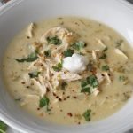 Low-Carb Green Enchilada Chicken Soup