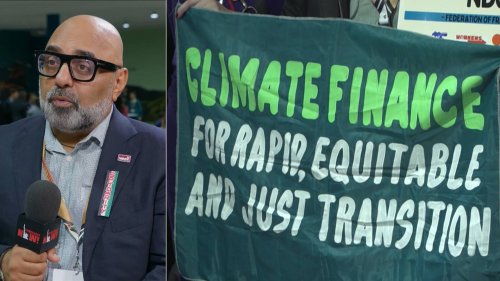 "The Finance COP": Activists at U.N. Climate Talks Push Rich Countries to Pay for Green Transition