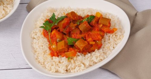 Recette rougail saucisses végétarien
