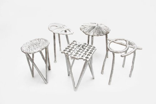 Aluminum Cans Become Stools by Studio Swine