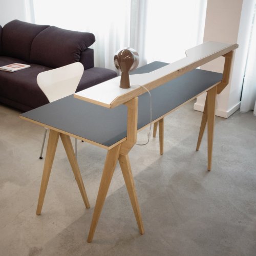 Desk Trestles That Add Another Surface While Looking like a Walking Animal