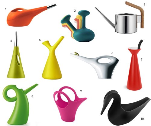 10 Modern Colorful Watering Cans