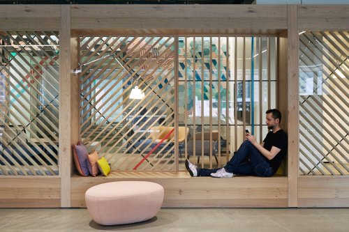 A Portland-Based Office That Colorfully Merges Co-Working and Solo Workspaces