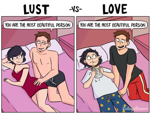 Accurate Comics That Illustrate The Key Differences Between Lust And Love - DesignTAXI.com