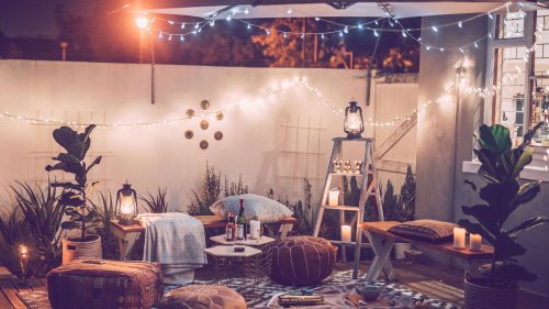 Diese Solar-Leuchte von H&M Home ist perfekt für warme Frühlingsabende auf dem Balkon