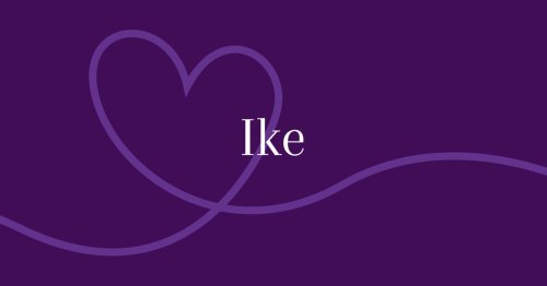 Ike - Herkunft und Bedeutung des Vornamens