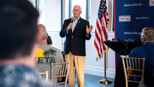 Following presidential debate clash, Mike Pence takes shots at Vivek Ramaswamy in Iowa