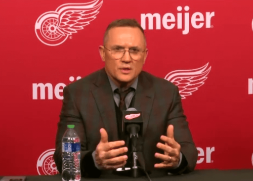 Red Wings Yzerman Addresses Larkin Criticism