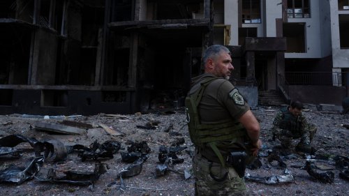 Krieg in der Ukraine - Explosionen in der Hauptstadt Kiew