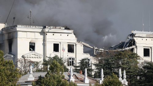 Angriff auf der Krim - Mindestens ein Toter bei Angriff auf Hauptquartier der russischen Schwarzmeerflotte