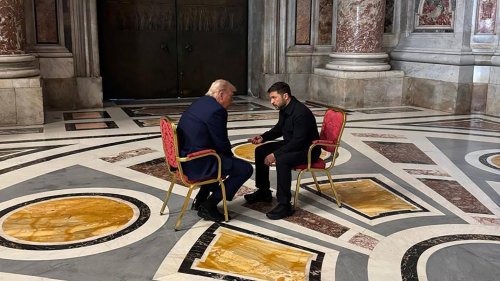 Trump und Selenskyj haben sich vor Trauerfeier für Papst Franziskus in Rom getroffen