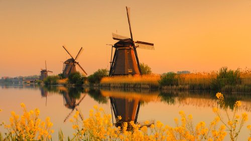 Keine Windkraftanlagen neben weltberühmten Windmühlen von Kinderdijk in den Niederlanden