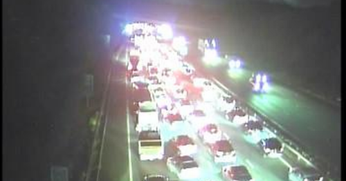 Traffic stopped on M5 near Bristol after crash involving 'overturned vehicle' - updates