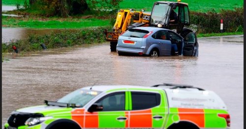 Live: Somerset roads flooded after county battered by Storm Bert