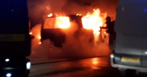Arsonists set alight eight vehicles overnight
