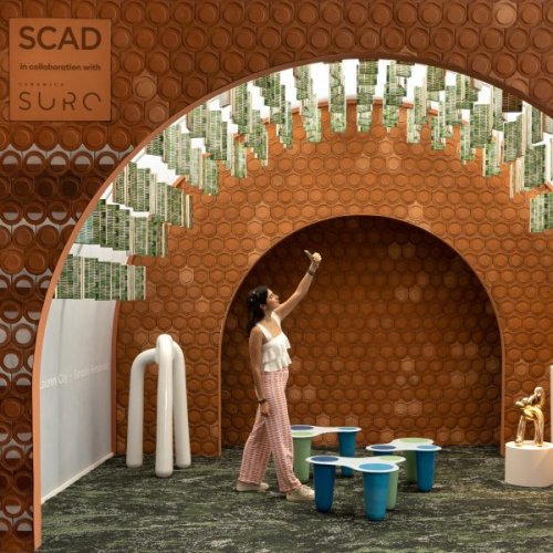 SCAD partners with Cerámica Suro to create ceramic tile installation at Design Miami/