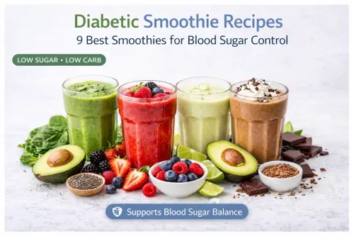 Diabetic Smoothie Recipes: 9 Best Smoothies for Blood Sugar Control