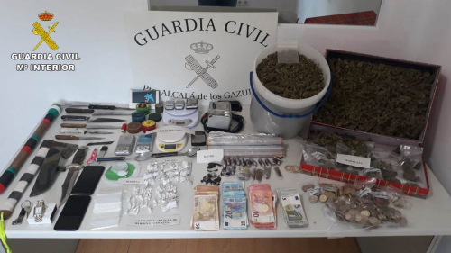 La Guardia Civil detiene a tres personas en una operación antidroga en Alcalá de los Gazules