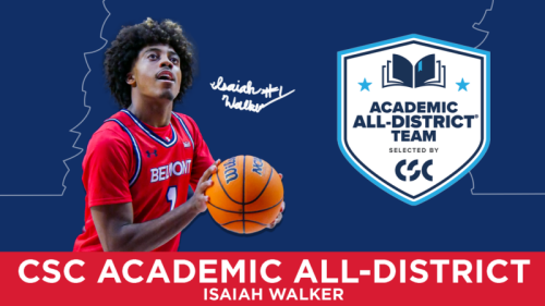 Isaiah Walker Named CSC Academic All-District
