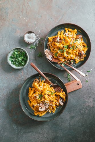 Pasta In Kürbis-Käse-Sauce - Fix Auf Dem Tisch | Schnelles Rezept