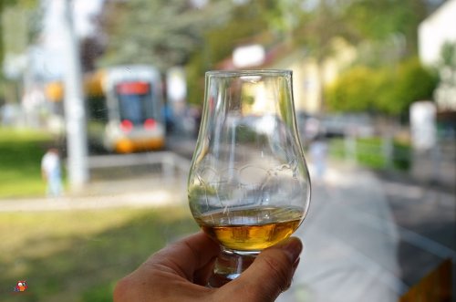 Whiskyverkostung in der Nostalgie Straßenbahn