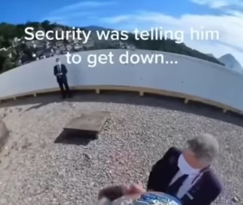 A Parasailor Accidentally Landed On The Wrong Roof And Then Shocked Security Guards With What He Did Next