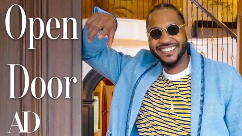 Every Inch Of Carmelo Anthony's Upstate Home Is Filled With Eclectic Art, Except For The Serene Meditation Room