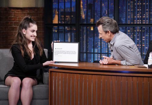 Rachel Sennott Stuns Seth Meyers With Revelation That She Went Down On One Of The Interns From His Show