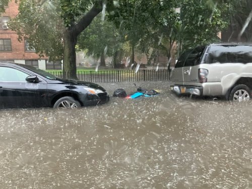 Footage Of New York City's Massive Rainfall Floods Social Media