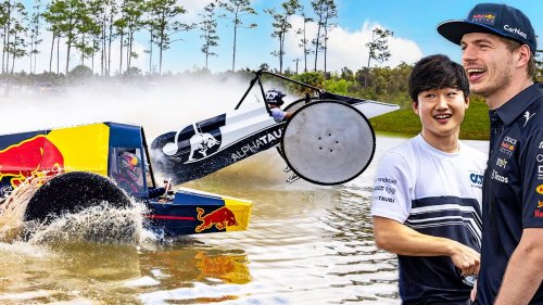Watch Formula One Drivers Race Water Buggies In The Florida Everglades