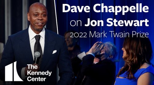 Dave Chappelle Didn't Prepare Anything For His Speech Honoring Jon Stewart But Proceeded To Deliver A Tribute That's Beautiful To Watch