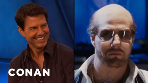 In Honor Of Tom Cruise's Birthday, Here's Him Dancing As Les Grossman On 'Conan'
