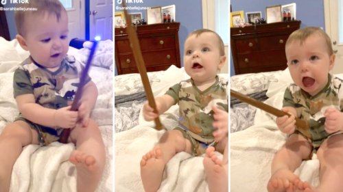 Baby with ‘Harry Potter’ wand unleashes Voldemort-like scream: ‘He’s definitely not a muggle’