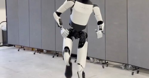 Watch Tesla’s humanoid robot pulling some snappy dance moves