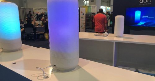 The Auri smart home lamp wants to improve your mood, has Alexa built in