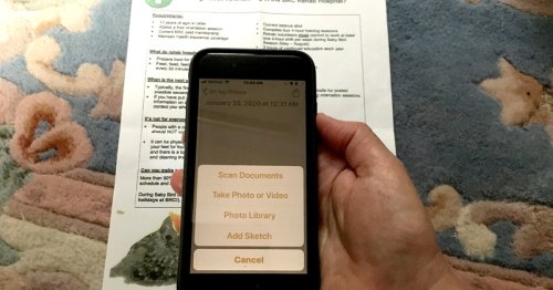 How to scan documents with your iPhone