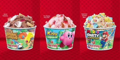 Cold Stone’s Nintendo-themed ice cream sundaes are a sweet way to beat the heatwave